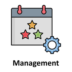 Customer representative Outline with fill Color vector icon that can easily modify or edit

