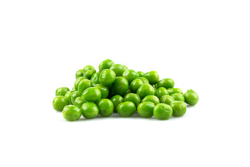 Pile of green wet pea