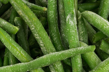 Frozen cut green beans vegetable