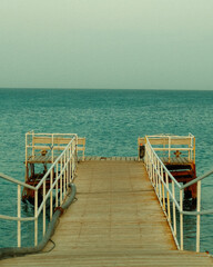 pier in the sea