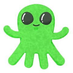 緑のエイリアン