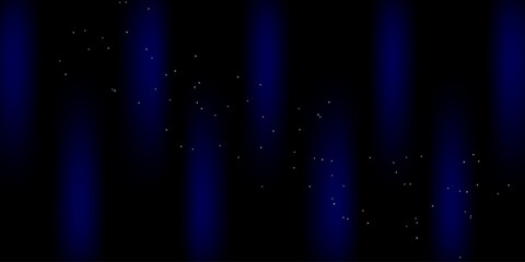 Abstract Gradient Blue On Black Background