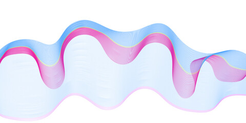 Colorful Abstract Wave for your design, banner, background, wallpaper