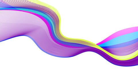 Colorful Abstract Wave for your design, banner, background, wallpaper