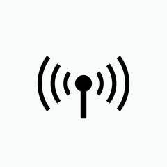Signal Icon . Wifi, Transmission Symbol.  Sign and Symbol for Design, Presentation, Website or Apps Elements  –  Vector.      