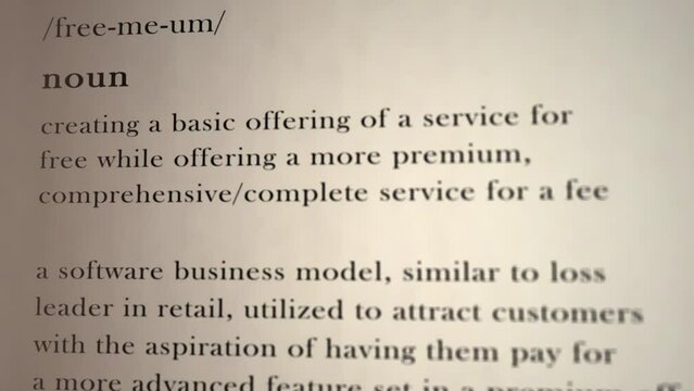 Freemium Definition