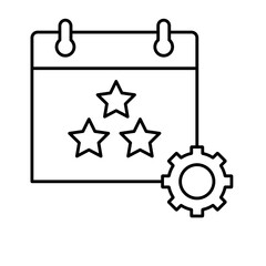 Customer representative vector icon easily modify

