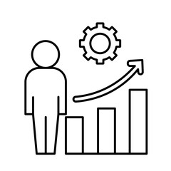 Businessman vector icon easily modify

