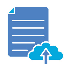 Obraz premium Cloud Uploading Icon