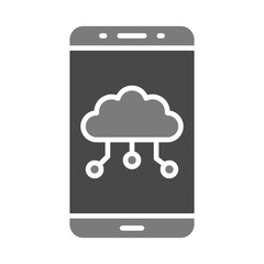 Mobile Cloud Icon