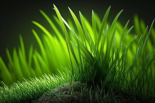 Vibrant Renewal: A Breath of Fresh Spring Greenery. Generative AI