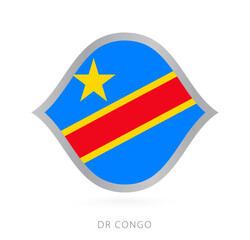 DR Congo national team flag in style for international basketball competitions.