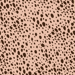 Seamless abstract leopard pattern for baby textile