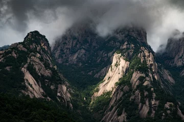 Papier Peint photo Monts Huang Anhui huangshan mountain scenery
