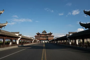 Photo sur Plexiglas Monts Huang Anhui huangshan wenfeng bridge