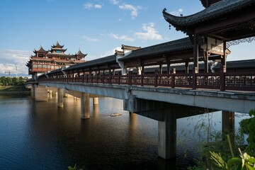 Anhui huangshan wenfeng bridge