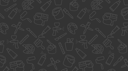 art and painting seamless pattern background