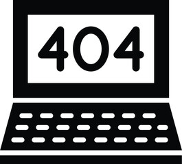 404 error Vector Icon Design Illustration