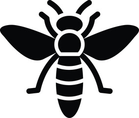 Bee Vector Icon Design Illustration