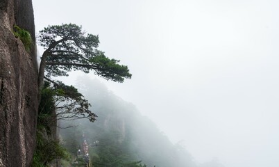 Anhui huangshan mountain scenery