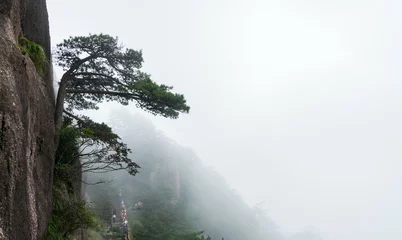 Papier Peint photo Monts Huang Anhui huangshan mountain scenery