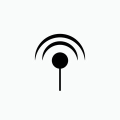 Signal Icon . Wifi, Transmission Symbol.  Sign and Symbol for Design, Presentation, Website or Apps Elements  –  Vector.      