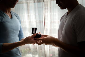LGBT couples have shown their love for each other by wearing engagement rings. to confirm that they...