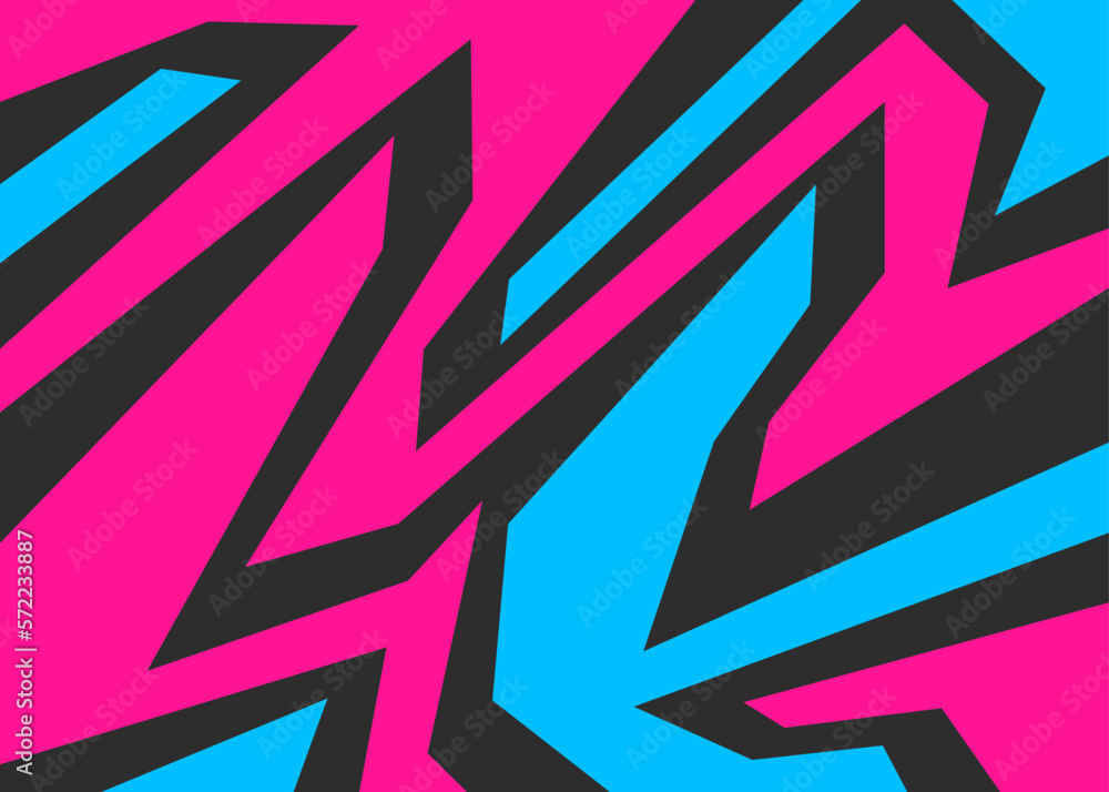 Poster minimalist background with abstract colorful geometric pattern