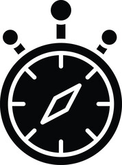 Stopwatch Vector Icon Design Illustration