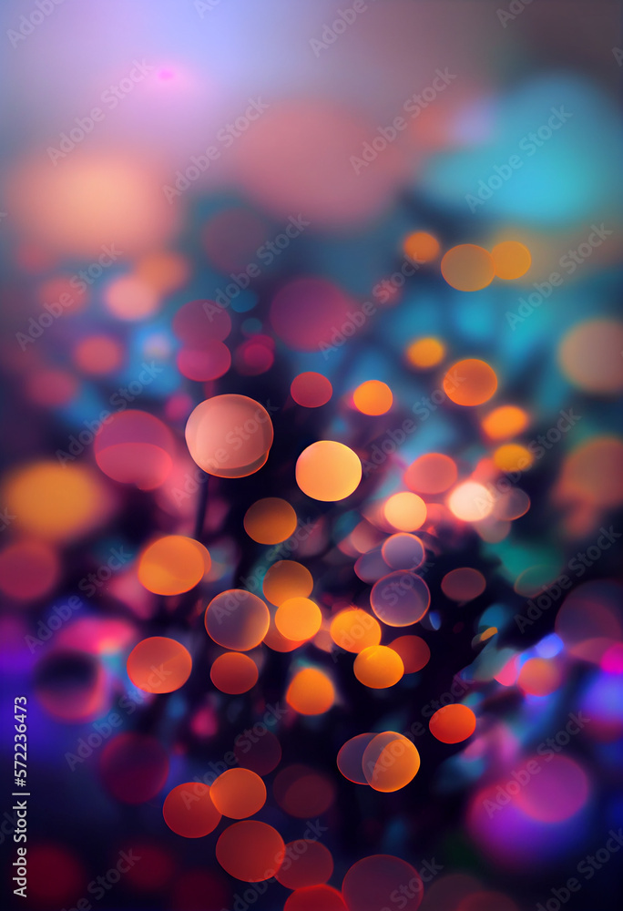 Poster beautiful abstract bright bokeh background
