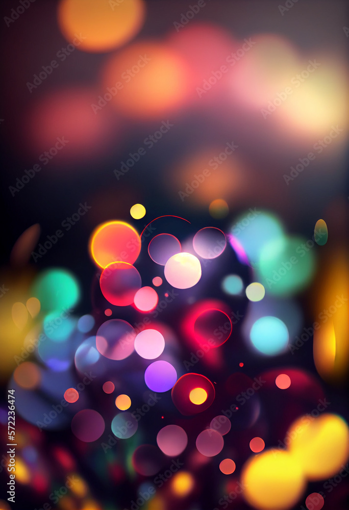 Poster beautiful abstract bright bokeh background