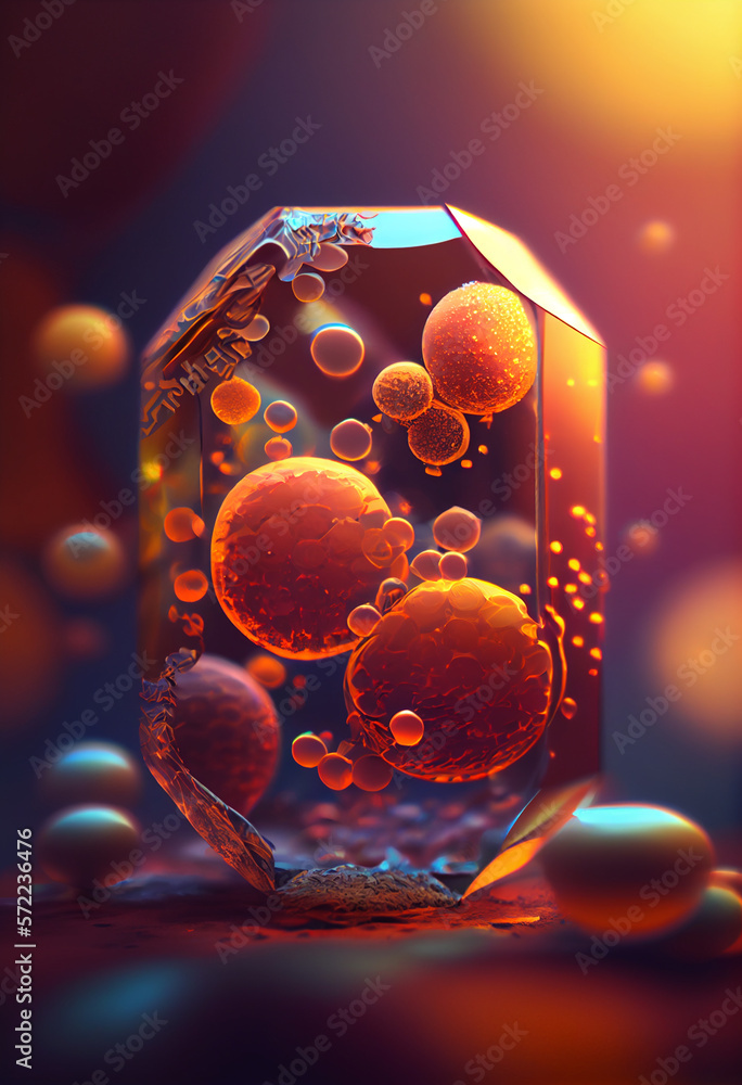 Poster beautiful abstract bright bokeh background
