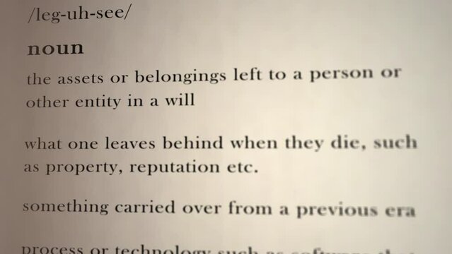 Legacy Definition