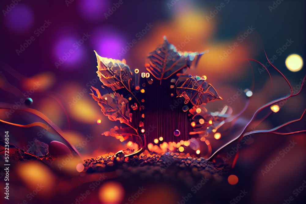 Poster beautiful abstract bright bokeh background