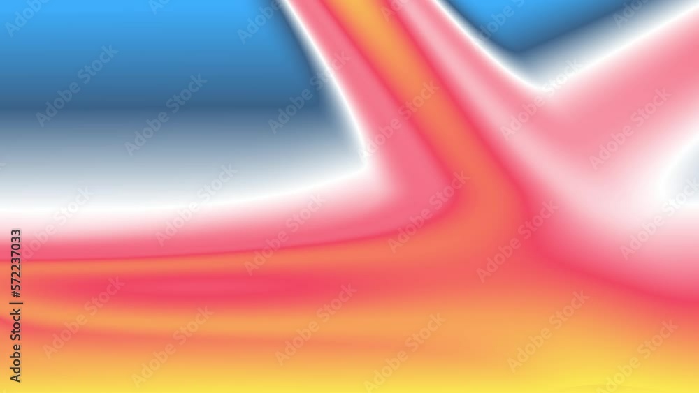 Wall mural liquid wave background abstract motion background. seamless loop. video animation.