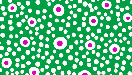 naive style ecological abstract pattern