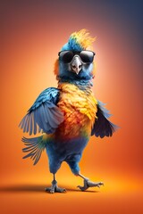 Dancing parrot, generative AI