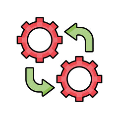 Settings shuffle vector icon easily modify

