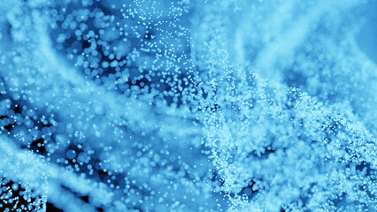 Abstract geometric background. 3D Render.technology background..