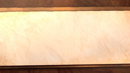 Old paper on wood table