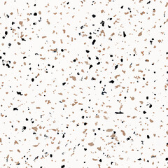 Terrazzo pattern floor tile. Grunge style texture effect. Stock royalty free vector illustration	