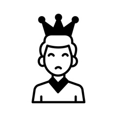 Prince vector icon easily modify

