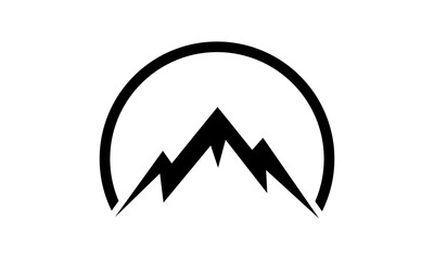 Mountain Logo Design Template Inspiration, Vector Illustration.