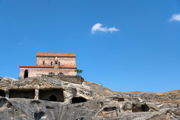 Remains of the cave city of Uplistsikhe in Georgia.