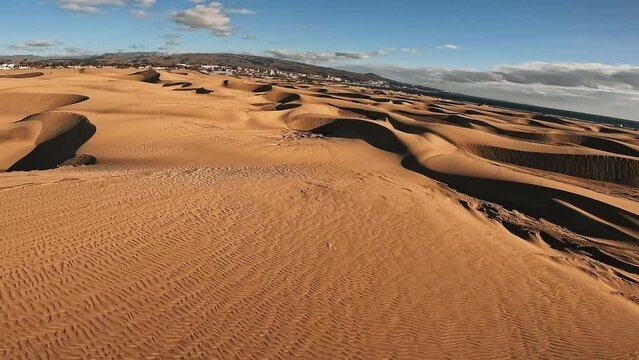 Empty Quarter Desert Dunes at Liwa, Abu Dhabi, United Arab Emirates