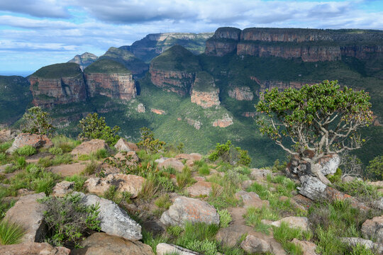 View at Blyde river canyon in South Africa