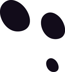 Abstract colorful spot design element