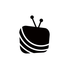 TV Television broadcast channel logo design