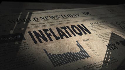 Article about worldwide inflation and loss of value of money as an international problem of...