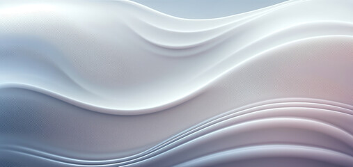 Abstrakter Hintergrund, Motiv mit geschwungenen Formen aus weichen Kurven und Wellen, generative KI